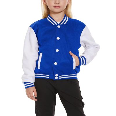 ACEFAST INC Kids Boys Girls Baseball Jacket Varsity Jacket Casual Sport Coat Cardigan Sweatshirt Uniforms Youth 2-13 Year