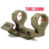 Tactical Fast 1.93" Scope Mount 30mm Tube with Red Dot Sight 35 Degree Offset Mount Plate Base (Sand) view 4
