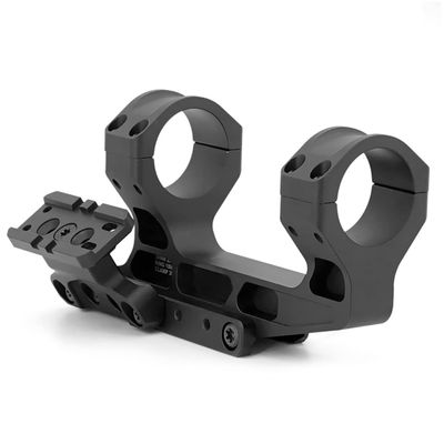 Tactical Fast 1.93" Scope Mount for 30mm Tube Scope with Red Dot Sight 35 Degree Offset Mount Plate Base (Black)