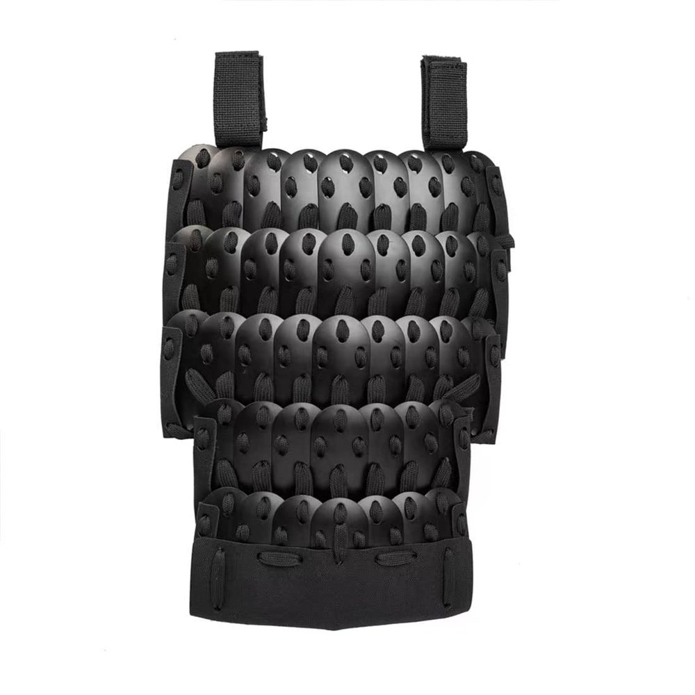 DWIU Tactical Shoulder Armor Guards, Military Shoulder Protector Non-Slip Tactical Armors Knight Samurai Combat Protector Defense Gear (Without Vest)
