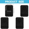 Boao 8 Pcs Stretchy Bag Cover Washable Pouch Liner for Women Men Lightweight Pouch Care Reusable Protector Protective Bag (Black) view 2