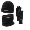 2025 3 Pieces Winter Beanie Hat, Scarf and Touchscreen Gloves Set for Men and Women,3 Pieces Winter Ski Warm Set (1) view 1
