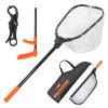 KastKing Brutus Fishing Net Combo - Foldable Extendable Net, Lightweight & Portable with Fish Hook Remover and Fish Lip Gripper, SIL-M view 1