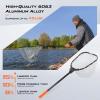 KastKing Brutus Fishing Net Combo - Foldable Extendable Net, Lightweight & Portable with Fish Hook Remover and Fish Lip Gripper, SIL-M view 2