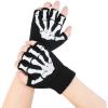 Kids Winter Gloves Kids Fingerless Warm Knitted Dark Skeleton Mitten Pairs 1/2/5 in Glow Gloves Kids Gloves & Mittens view 4