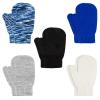 ONESING 5 Pair Toddler Mittens and Winter Gloves - Warm Black Gloves for Newborn Girls and Boys view 1
