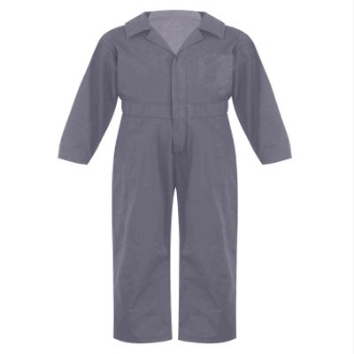 Aislor Kids Boys' Dance Coveralls Long Sleeves Zipper Jumpsuit Overalls One Piece Suit Street Dance Performance Outfit Grey 12 Years