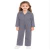Aislor Kids Boys' Dance Coveralls Long Sleeves Zipper Jumpsuit Overalls One Piece Suit Street Dance Performance Outfit Grey 12 Years view 4