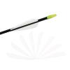 3 Inch Arrow Fletching Vanes Plastic Feather for DIY Archery Hunting Targeting Arrows(Pack of 50)