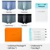 VEEAMON Mens Modal Underwear 4-Pack Boxer Briefs Comfortable Soft Trunks Underwear With Gift Box (Royal Blue/Coral Green/Graphite Gray/Star Black (4 Pack),XXL) view 2