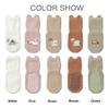 Exegawe Toddler Non Slip Socks, Cute Baby Socks with Grips Crew Socks 5 Pairs(E-5 Mix Colors,M) view 4
