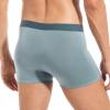VEEAMON Mens Modal Underwear 4-Pack Boxer Briefs Comfortable Soft Trunks Underwear With Gift Box (Coral Green/Graphite Gray (4 Pack),XL) view 4