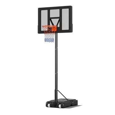 Basketball Hoop Outdoor Portable Basketball Hoop, Height Adjustable 1.35-3.05m Basketball Stand for Children and Adults, Basketball System PVC Backboard 112x70cm