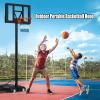 Basketball Hoop Outdoor Portable Basketball Hoop, Height Adjustable 1.35-3.05m Basketball Stand for Children and Adults, Basketball System PVC Backboard 112x70cm view 2
