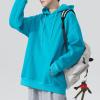 Maiyifu-GJ Men's Solid Loose Fit Pullover Hoodies Casual Athletic Hooded Sweatshirts Long Sleeve Hoodie with Kanga Pocket (Blue 1,5X-Large) view 3