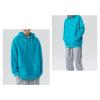 Maiyifu-GJ Men's Solid Loose Fit Pullover Hoodies Casual Athletic Hooded Sweatshirts Long Sleeve Hoodie with Kanga Pocket (Blue 1,5X-Large) view 4