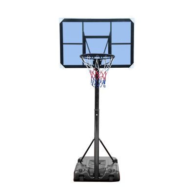 Basketball Hoop Heavy-Duty Outdoor Basketball Stand, Children's Adult Basketball Hoop, Height Adjustment 1.7-3.05m, with PC Backboard Basketball System, Can Put No. 7 Basketball