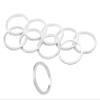 20 Pieces Bike Bottom Bracket Washer Bicycle Ultra-Light Aluminium Alloy Flywheel Hub Spacer Inner Dia. 10mm Thickness 1mm/2mm (Silver 2mm Thickness)