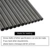 limaity 30Inch Archery Carbon Arrows Shaft ID6.2MM Spine 300 350 400 500 600 Pure Carbon Fiber DIY Hunting Target Practice Bare Arrow Shaft with Aluminium Insert Accessory (Spine 300, 24) view 4