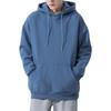 Maiyifu-GJ Men's Solid Loose Fit Pullover Hoodies Casual Athletic Hooded Sweatshirts Long Sleeve Hoodie with Kanga Pocket (Blue 2,Large) view 1
