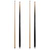 HMQQ Pool Cue Stick/Billairds cue Stick Pool Stick 58" Set of 2/Set of 4 /Set of 4 20OZ, 48" Set of 2/ Set of 4, with Different Weight/Size/Quantity (58" Set of 2 20OZ) view 1