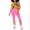 Amazon Essentials Women's Active Sculpt Workout Athleisure High Rise Capri Leggings (Available in Plus Size), Bright Pink, 6X view 4