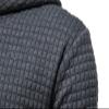 Maiyifu-GJ Men Plaid Jacquard Pullover Hoodies Hipster Lightweight Hooded Sweatshirts Long Sleeve Drawstring Hoodie Outwear (Dark Grey,Medium) view 4
