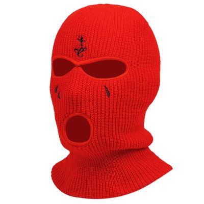 3 Holes Winter Ski Mask Warm Unisex Full Face Mask Black Knit Ski Snowboard Hat Hip Hop Beanie, 69