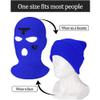 3 Holes Winter Ski Mask Warm Unisex Full Face Mask Black Knit Ski Snowboard Hat Hip Hop Beanie, 69 view 2