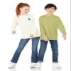 Amazon Essentials Unisex Kids' Long-Sleeve Rib Cuff T-Shirt, Pack of 2, Light Olive/Off-white Great Outdoors, X-Large view 2