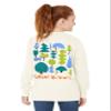 Amazon Essentials Unisex Kids' Long-Sleeve Rib Cuff T-Shirt, Pack of 2, Light Olive/Off-white Great Outdoors, X-Large view 4