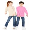 Amazon Essentials Unisex Kids' Long-Sleeve Rib Cuff T-Shirt, Pack of 2, Cream Jellyfish/Pink, X-Small view 2