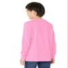 Amazon Essentials Unisex Kids' Long-Sleeve Rib Cuff T-Shirt, Pack of 2, Cream Jellyfish/Pink, X-Small view 3