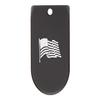 NDZ Performance Magazine Base Plate Finger Extension for Sig Sauer P365X P365 XL 9MM Laser Engraved Anodized Aluminum in Black - US Flag Wave 2 view 1