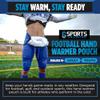 Sports Unlimited Football Hand Warmer Pouch, Youth, Kids. Men & Adult, Perfect for QB Position, Golf Handwarmer Sleeve, Hand Warmers for Football view 2
