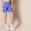 Amazon Essentials Women's Active Sculpt Moisture-Wicking High Waist Biker Shorts with Pockets, Purple, X-Small view 3