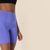Amazon Essentials Women's Active Sculpt Moisture-Wicking High Waist Biker Shorts with Pockets, Purple, X-Small view 4