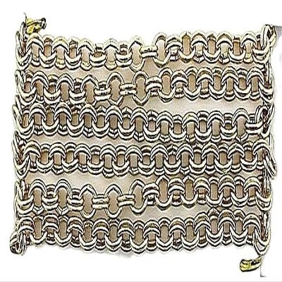 5MM THREE FOOT DOUBLE ROLO ROUND GOLD PLATED CHAIN TFC26