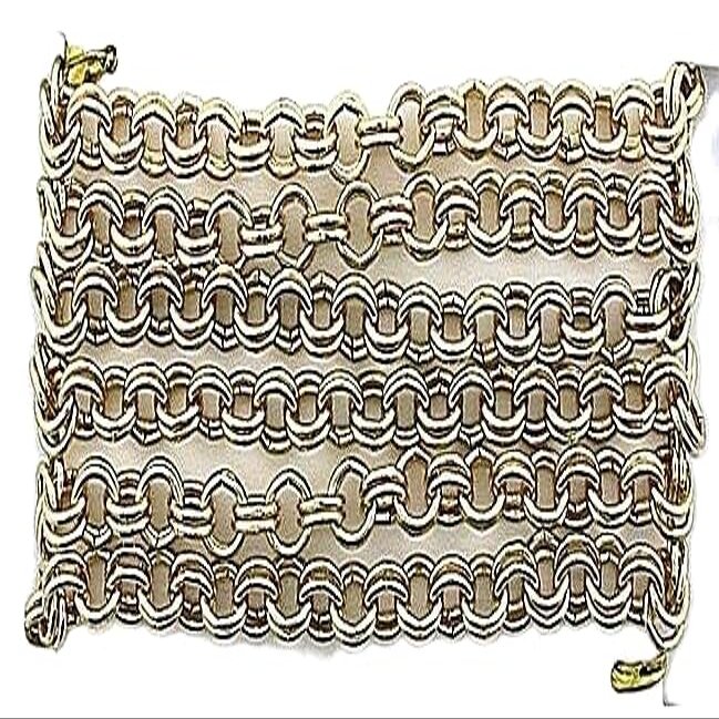 5MM THREE FOOT DOUBLE ROLO ROUND GOLD PLATED CHAIN TFC26