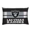 Pegasus Home Fashions Las Vegas Raiders Heathered Stripe 3-Piece Full/Queen Bed Set view 3