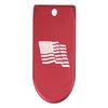 NDZ Performance Magazine Base Plate Finger Extension for Sig Sauer P365X P365 XL 9MM Laser Engraved Anodized Aluminum in Red - US Wave Flag view 1