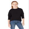 Amazon Essentials Unisex Kids' Long-Sleeve Organic Cotton Rib Cuff T-Shirt, Pack of 2, Black/Ivory, Large view 4
