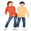 Amazon Essentials Unisex Toddlers' Long-Sleeve Rib Cuff T-Shirt, Pack of 2, Light Orange/Melon Orange Snake, 2T view 2