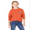 Amazon Essentials Unisex Toddlers' Long-Sleeve Rib Cuff T-Shirt, Pack of 2, Light Orange/Melon Orange Snake, 2T view 4