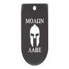 NDZ Performance Magazine Base Plate Finger Extension for Sig Sauer P365X P365 XL 9MM Laser Engraved Anodized Aluminum in Black - Molon Labe Helmet 2 view 1