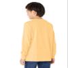 Amazon Essentials Unisex Kids' Long-Sleeve Rib Cuff T-Shirt, Pack of 2, Light Orange/Melon Orange Snake, Medium view 3