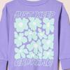 Amazon Essentials Unisex Child Long-Sleeve Rib Cuff T-Shirt, Pack of 2, Mint Green, Growing Flowers, 3T view 3