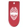 NDZ Performance Magazine Base Plate Finger Extension for Sig Sauer P365X P365 XL 9MM Laser Engraved Anodized Aluminum in Red - Police Officer Logo Fallen view 1
