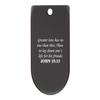 NDZ Performance Magazine Base Plate Finger Extension for Sig Sauer P365X P365 XL 9MM Laser Engraved Anodized Aluminum in Black - Bible John 15:13 view 1