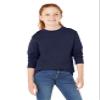 Amazon Essentials Unisex Kids' Long-Sleeve Rib Cuff T-Shirt, Pack of 2, Dark Navy/Grey Heather, Medium view 4